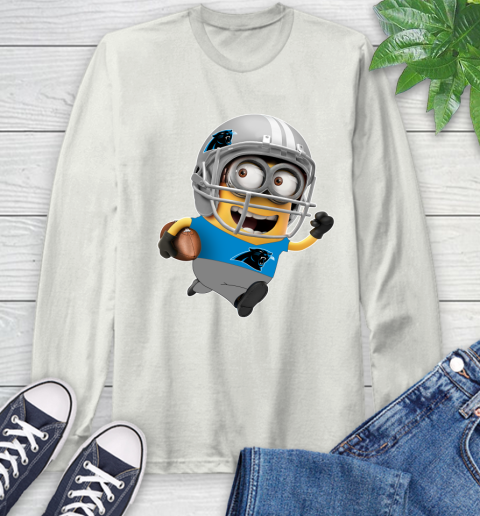NFL Carolina Panthers Minions Disney Football Sports Long Sleeve T-Shirt 12