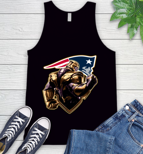 NFL Thanos Avengers Endgame Football Sports New England Patriots Tank Top 2