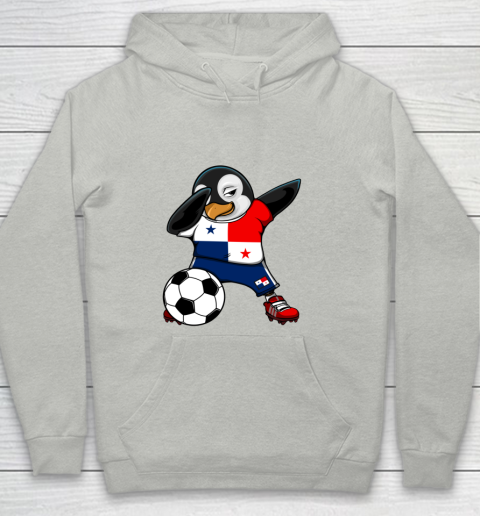 Dabbing Penguin Panama Soccer Fans Jersey Football Lovers Youth Hoodie