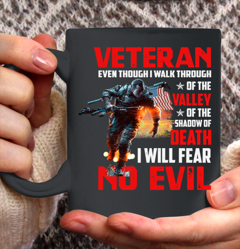 Veteran Shirt  Fear No Evil Ceramic Mug 11oz