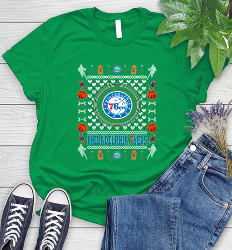 Philadelphia 76ers Merry Christmas NBA Basketball Loyal Fan Ugly Shirt 94