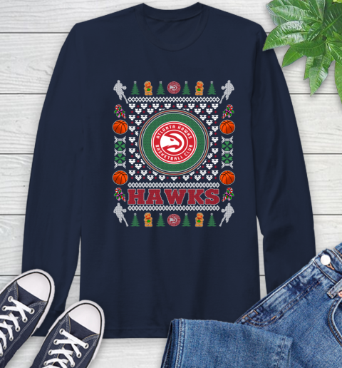 Atlanta Hawks Merry Christmas NBA Basketball Loyal Fan Ugly Shirt 58
