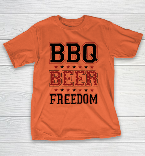 BBQ Beer Freedom Trump Fan T-Shirt 5