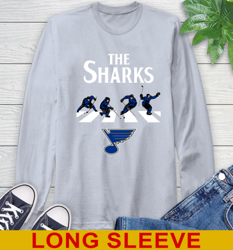 NHL Hockey St.Louis Blues The Beatles Rock Band Shirt Long Sleeve T-Shirt 6
