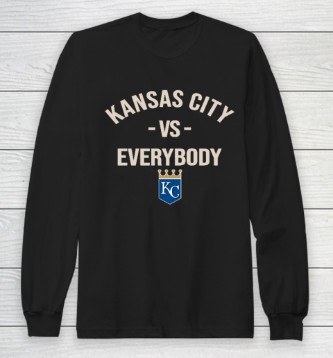Kansas City Royals Vs Everybody Long Sleeve T-Shirt