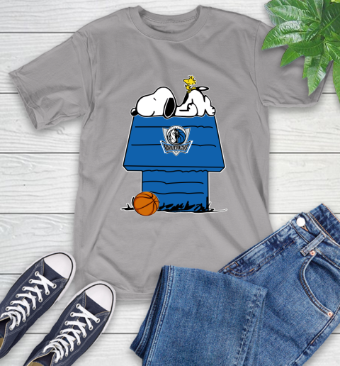 Dallas Mavericks NBA Basketball Snoopy Woodstock The Peanuts Movie T-Shirt 6