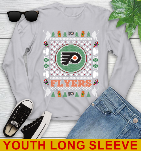 Philadelphia Flyers Merry Christmas NHL Hockey Loyal Fan Youth Long Sleeve 5