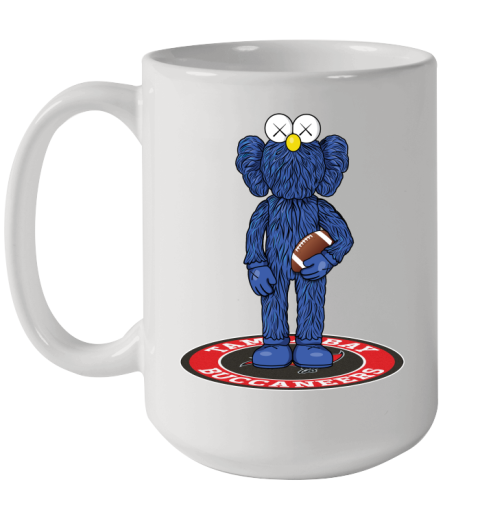 NFL Football Tampa Bay Buccaneers Kaws Bff Blue Figure Shirt Ceramic Mug 15oz