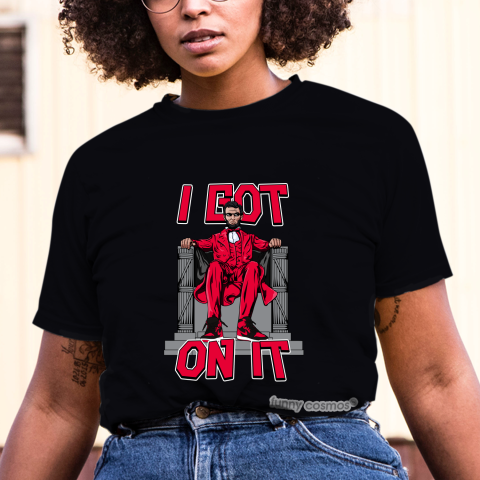 Air Jordan 1 Banned Matching Sneaker Shirt I Got On It Black And Red Sneaker Shirt