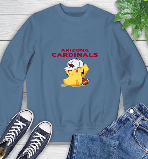 NFL Pikachu Football Sports Arizona Cardinals Sweatshirt 7