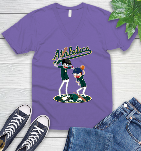 MLB Oakland Athletics Rick And Morty Baseball 57