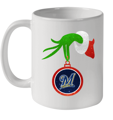 Milwaukee Brewers Grinch Merry Christmas MLB Baseball Ceramic Mug 11oz