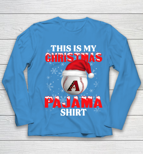 Arizona Diamondbacks This Is My Christmas Pajama Shirt MLB Youth Long Sleeve 5