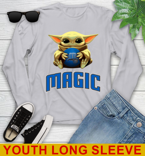 NBA Basketball Orlando Magic Star Wars Baby Yoda Shirt 127