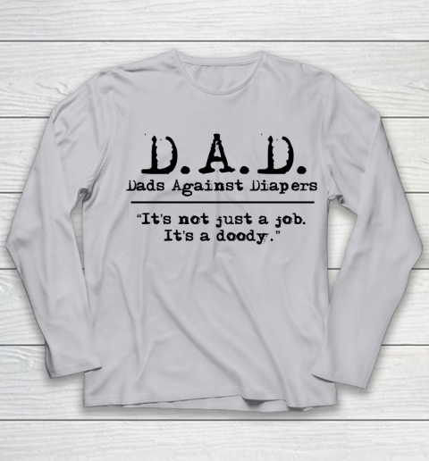 DAD Father's Day Dads Against Diaper Doody Youth Long Sleeve 3