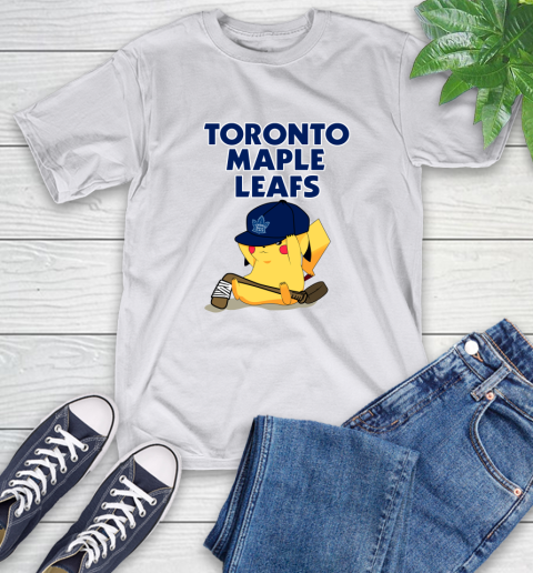 NHL Pikachu Hockey Sports Toronto Maple Leafs T-Shirt 12