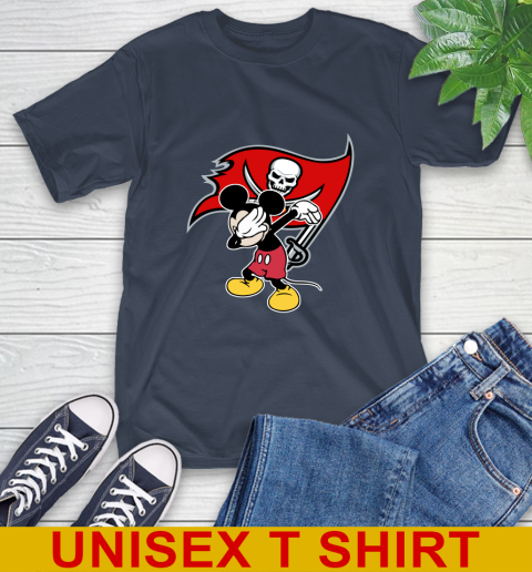 Tampa Bay Buccaneers NFL Football Dabbing Mickey Disney Sports T-Shirt 4