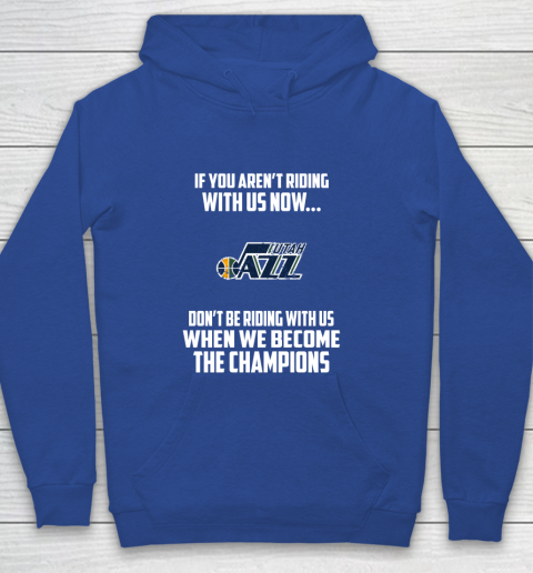 NBA Utah Jazz Basketball We Become The Champions Youth Hoodie 6