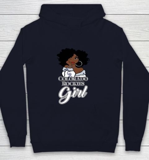 Colorado Rockiess Girl MLB Youth Hoodie 3