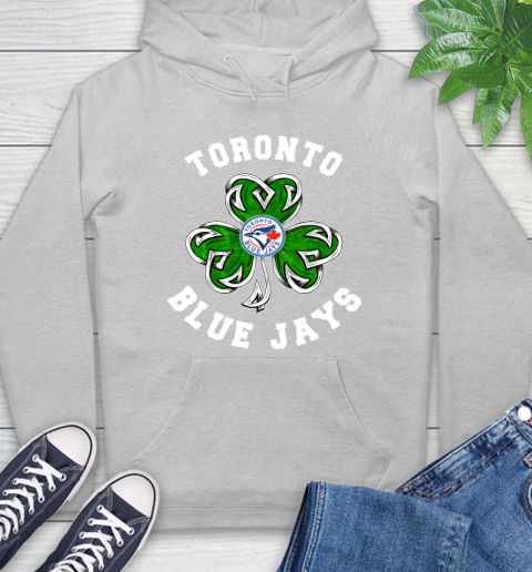 MLB Toronto Blue Jays Three Leaf Clover St Patrick's Day Baseball Sports Hoodie 6