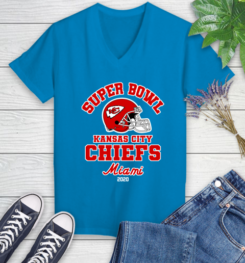 Kansas City Chiefs Super Bowl Champion Miami Logo 2020 NFL Shirts