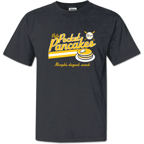 Pat Murphy Pocket Pancakes Murphys Dugout Snack Premium Dyed Heavyweight T-Shirt
