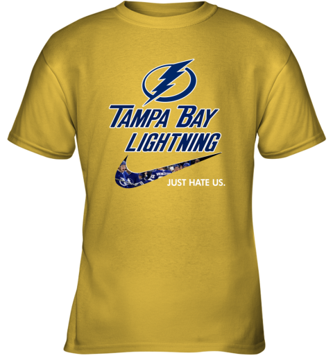 NHL Tampa Bay Lightnings x Nike Just Hate Us ywyf nhltampa bay lightnings x nike just hate us youth t shirt 26 front daisy