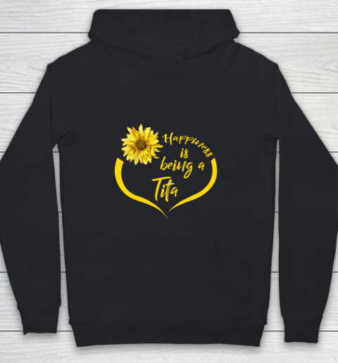 Womens Tita Gift Happiness Is Being A Tita Youth Hoodie