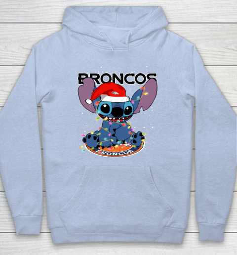 Denver Broncos NFL Football noel stitch Christmas Hoodie 5