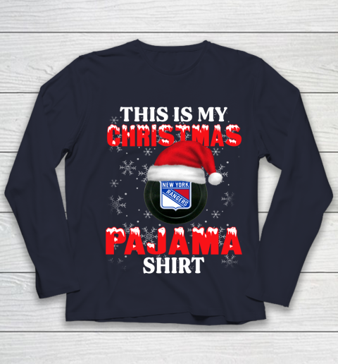 New York Rangers This Is My Christmas Pajama Shirt NHL Youth Long