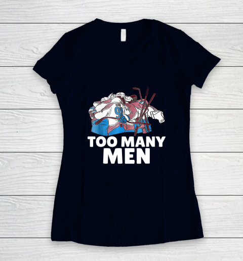 Kadri Too Many Men Women's V-Neck T-Shirt 2
