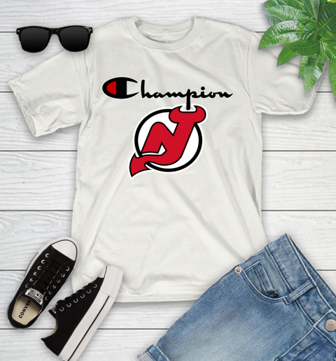 NHL Hockey New Jersey Devils Champion Shirt Youth T-Shirt