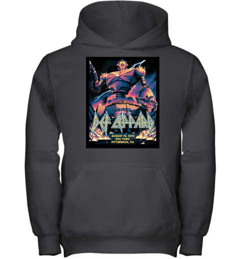 Def Leppard Pittsburgh August 12, 2022 The Stadium Tour Youth Hoodie