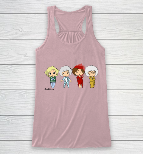 The Golden Girls  Chibis Racerback Tank 5