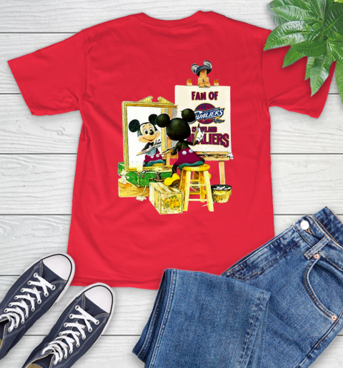 NBA Basketball Cleveland Cavaliers Mickey Drawing Shirt 12
