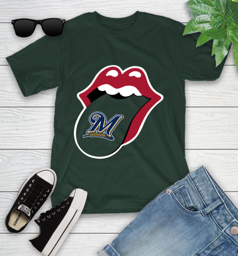 Milwaukee Brewers MLB Baseball Lips I Root For My Team Adoring Fan 107
