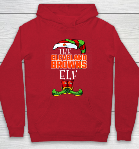 Cleveland Browns Christmas ELF Funny NFL Hoodie 7