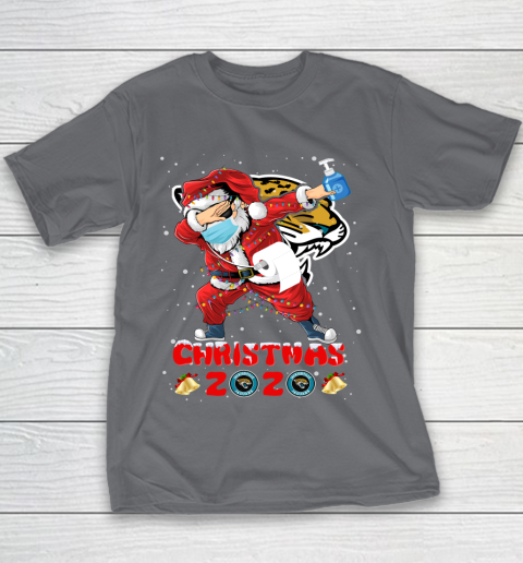 Jacksonville Jaguars Funny Santa Claus Dabbing Christmas 2020 NFL Youth T-Shirt 5