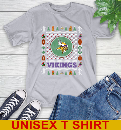 Minnesota Vikings Merry Christmas NFL Football Loyal Fan T-Shirt 5