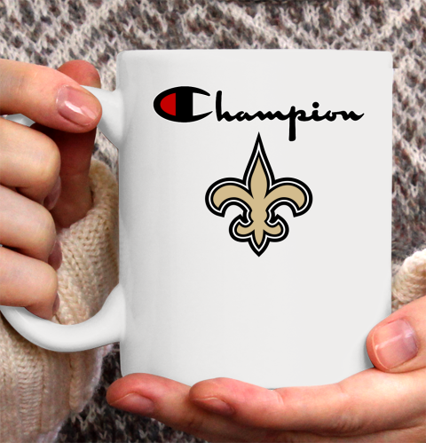 NFL Football New Orleans Saints Champion Shirt Ceramic Mug 11oz