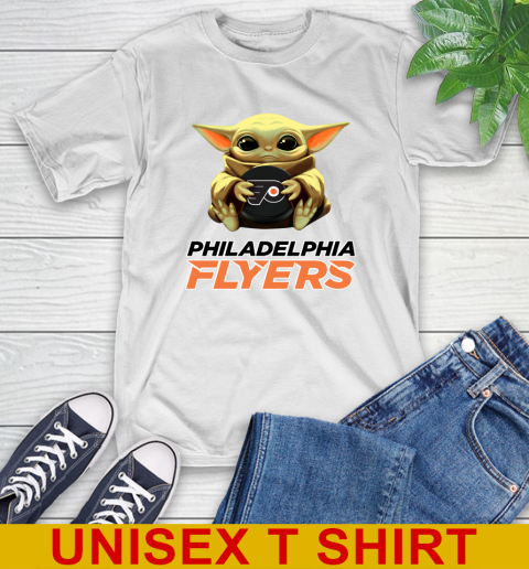 NHL Hockey Philadelphia Flyers Star Wars Baby Yoda Shirt