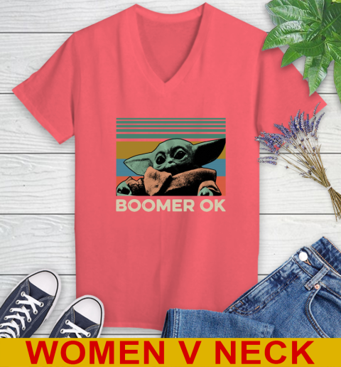 Baby Yoda Boomer OK Star Wars Vintage Shirts 78