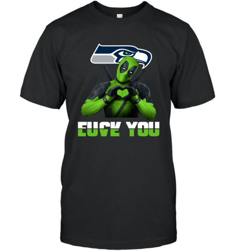 NFL Seattle Seahawks Deadpool Love You Fuck You Football Sports