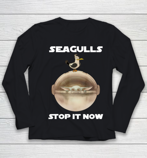 Seagulls Stop It Now Funny Youth Long Sleeve