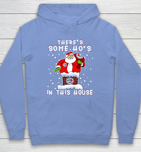 Toronto Blue Jays Christmas There Is Some Hos In This House Santa Stuck In The Chimney MLB Hoodie 8