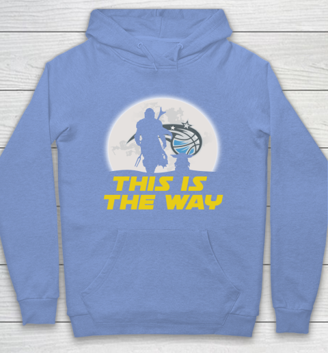 Orlando Magic NBA Basketball Star Wars Yoda And Mandalorian This Is The Way Hoodie 8