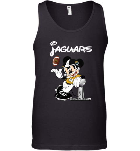 Mickey Jaguars Taking The Super Bowl Trophy Football Tank Top