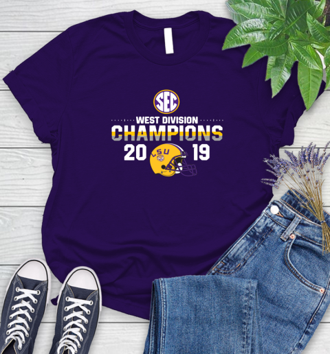 Awesome LSU Tigers West Division Champion 2019 Shirt 85