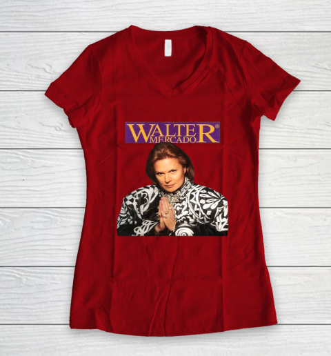 Walter Mercado Women's V-Neck T-Shirt 6