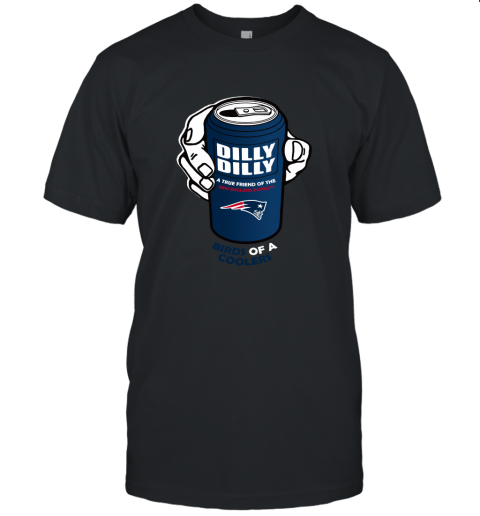 Bud Light Dilly Dilly! New England Patriots Birds Of A Cooler Unisex Jersey Tee